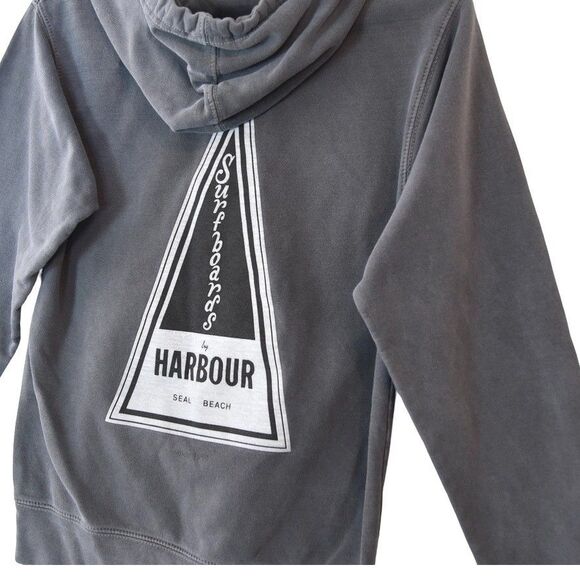 Harbour Surfboards Mens Sz M Surf Aesthetic Hooded Sweatshirt Hoodie Y2k Vintage - Picture 3 of 8